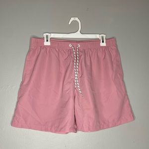Pink Shein Mens Swim Trunks D